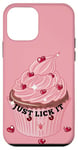 CUPCAKE AVEC GLAÇAGE ET PETITS COEURS ROUGES Coque pour iPhone 12 mini