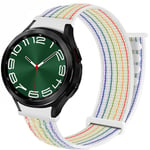 Nylon armbånd No-Gap Samsung Galaxy Watch 6 Classic (43mm) - Pride Ed