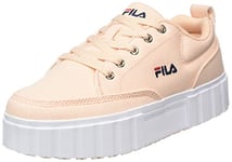 FILA Sandblast C Teens Sneaker, Vanilla Cream, 3.5 UK