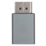 DisplayPort Adapter Aluminiumlegering DisplayPort Hane till Mini DP Hona Adapter för Videoöverföring