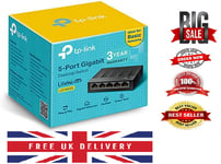 TP-Link 5-Port Gigabit Ethernet Switch Hub Network Splitter Desktop Wallmount UK