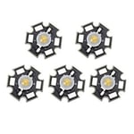 5-pack 3W varmvita LED-lampor med hög effekt [klass