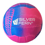 Silver Fern Falcon Netball - Pink / Blue - Size 5