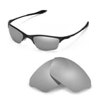 New WL Polarized Titanium Replacement Lenses For Oakley Half Wire XL Sunglasses