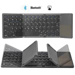 Folding Keyboard, Wireless Portable keyboard Ultra- Mini Slim Bluetooth Keyboard for PC Tablet, Mac, Ipad, Samsung, Android, iOS, Smartphone