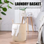 Laundry Bin 60L Easy To Clean Foldable Hand Woven Dampproof Breathable Laundry