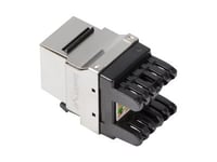 Lanberg Ksf5-1000 - Modulär Insättning - Cat 5E - Ftp - Rj-45 - Silver