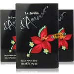 3x Le Jardin D'Amour Women Eau De Parfum Spray 100ml Fragrance Perfume Gift