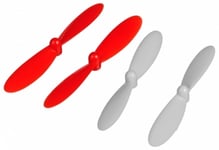 Hubsan H107D-A06 Propeller sats Röd/Vit