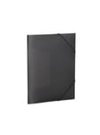 HERMA Elasticated folder A4 PP translucent black