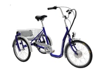 Monark Elassisterad trehjulig cykel med 2 hjul bak Onesize
