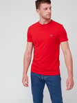 Lacoste Jersey Pima T-Shirt - Red, Red, Size L, Men
