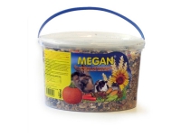 Megan 5906485082003, Snack, 650 g, Hamster, Kanin, wheat, granules, carob, barley, cereals and corn flakes, sunflower seeds, pressed peas, dried..., Blåsa