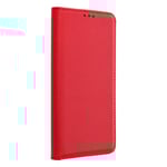 Motorola Moto Edge 40 Pro Plånboksfodral Smart - Röd