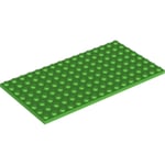 LEGO Byggplatta Ljusgrön 8x16 4610353-B1068
