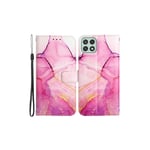 Samsung Galaxy A22 5G pinkki marmori suojakotelo