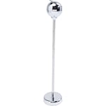 Kare Design Floor Ashtray Spheric, Chrome, steel chromed, height-adjustable, modern pedestal ashtray with lid, 72x13x13cm (H/W/D)