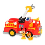 Brandbil Captain Marvel Mickey Fire Truck med ljud LED Ljus