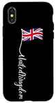 iPhone X/XS UK United Kingdom Signature Union Jack Flag Pole for British Case
