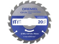 Dremel Dremel Multi Material Cirkelsågblad 85Mm Cs600 2608846430? Rundsavblad 1 St