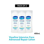 Vaseline Intensive Care Advanced Repair Lotion 400ml (PACK of 3)