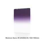 NISI 100X150mm 3 Stop Nano MC IR GND8 0.9 Medium ND Neutral Density Filter 100mm