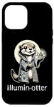 Coque pour iPhone 14 Pro Max Illumin-otter, jeu de mots amusant et illuminé avec une loutre illuminée.