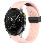 Garmin Epix Pro Gen 2 47mm Silikon Klockarmband med Magnetlås - Rosa