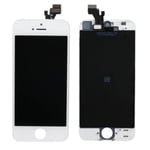 iPhone 5 Glas med Original LCD Display - Vit