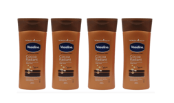Vaseline Intensive Care Cocoa Radiant Body Lotions 200ml - Pack of 4