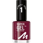 Manhattan Smink Naglar Super Gel Nail Polish No. 685 Seductive Red 12 ml