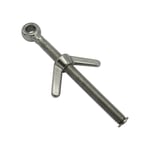 Stainless Steel Eyebolt With Wing Nut 20MM x 120MM - Safety Fastener Latch Lock