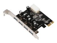 MicroConnect - USB-adapter - PCIe 2.0 - USB 3.0 x 4