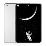 Yoedge Case Compatible for Apple iPad Mini 4/5-Cover Silicone Soft Clear with Design Print Cute Pattern Antiurto Shockproof Back Protective Tablet Cases for Apple iPad Mini 4/5, Astronaut