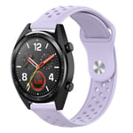 22mm Huawei Watch GT / Honor Magic silicone watch band - Light Purple