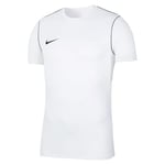 NIKE Mens Dri-fit T-Shirt, White/Black/Black, S EU