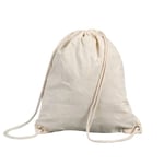 Shugon Stafford Cotton Drawstring Tote Backpack Bag - 13 Liter (