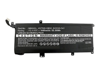 CoreParts - Batteri för bärbar dator - litiumjon - 3400 mAh - 52.4 Wh - svart - för HP ENVY x360 Laptop m6-aq003dx, m6-aq005dx, m6-aq105dx, m6-ar004dx, m6-w102dx