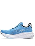 Asics Men's Gel-Nimbus 26 Running Trainers - Blue/White, Blue/White, Size 8.5, Men