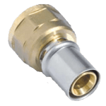 Valsir Pexal Alupex-koppling press rak invändig 26 mm x R25