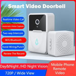 WiFi Video Doorbell Door Bell Ring Security Intercom Phone Camera Door Bell