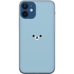 Apple iPhone 12 mini Genomskinligt Skal Blå nalle