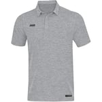 Jako Men's Polo Shirt, Size M, Light Grey