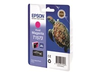 Epson T1573 - 25.9 Ml - Intensiv Magenta - Original - Blister - Bläckpatron - För Stylus Photo R3000