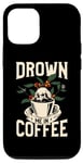 iPhone 15 Funny Skeleton Coffee Brewer Barista Case