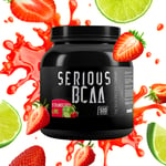Serious BCAA Powder Intra Workout Pure Amino Acids 500g 100 Servings Strawberry