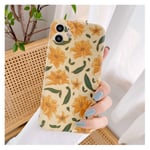 Cute Leaf Plant Phone Case for iPhone 12 Mini Pro MAX 6 7 8 11 S Plus x s xr max Liquid Silicone Full Body Soft Back Cover Gifts，D,For iPhone 12