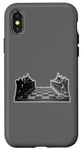 Coque pour iPhone X/XS Pièces de plateau de jeu d'échecs