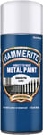Hammerite Spray Paint for Metal. Direct to Rust Exterior Silver Metal Paint, Smo