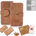 360° wallet case cork cover for Asus Zenfone 10 case bag